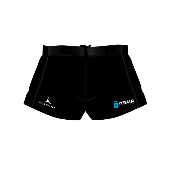 The Train Station Black Kinetic Shorts