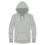 Vale Cricket Club Cotton Rich Adults Hoodie - Heather Grey