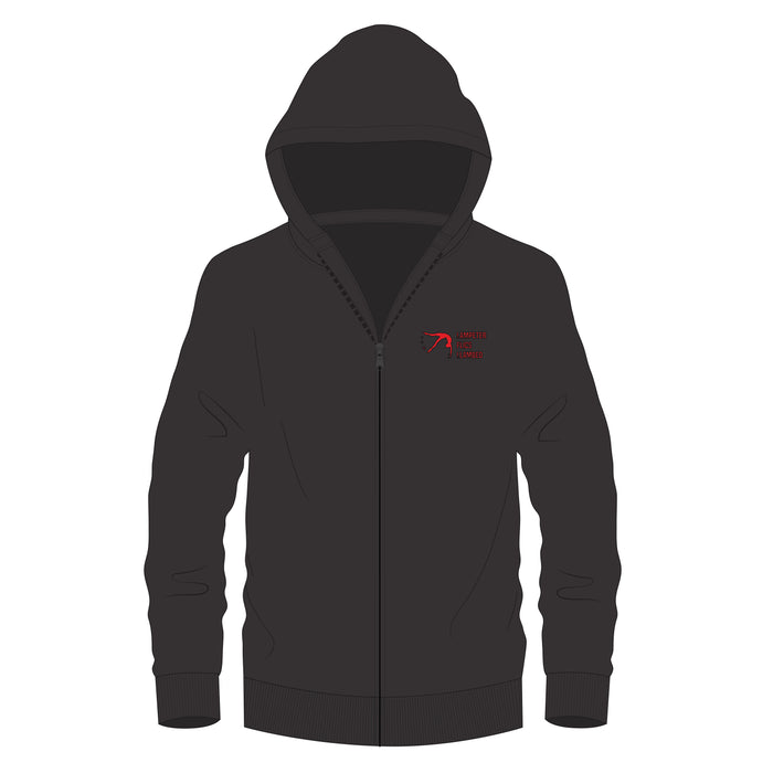 Adults Classic hooded sweatshirt jacket - Black