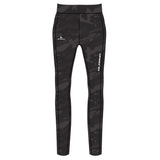 Canicross Mens Camo Leggings - Black