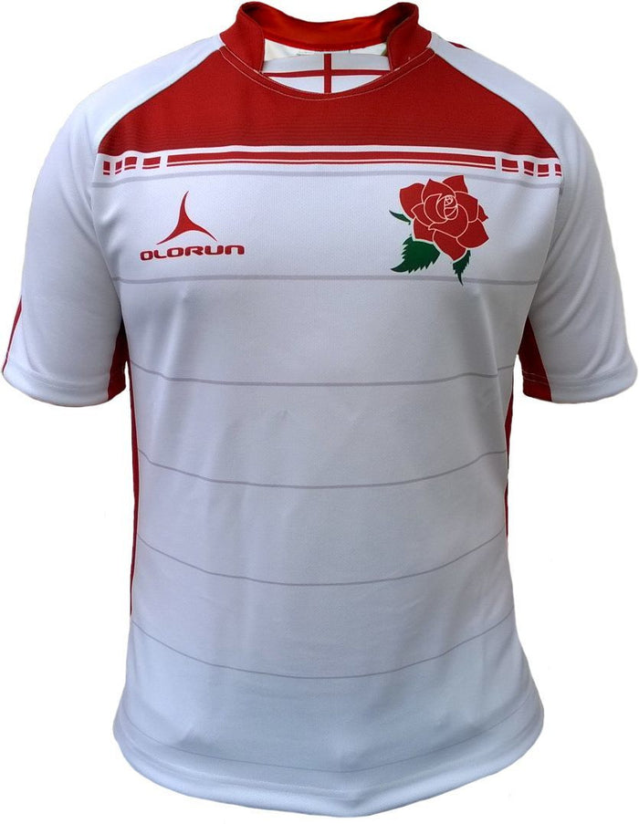 Olorun Sublimated England Rugby Shirt (Fast Delivery)