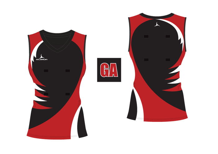 Olorun Primal V Neck Netball Vest