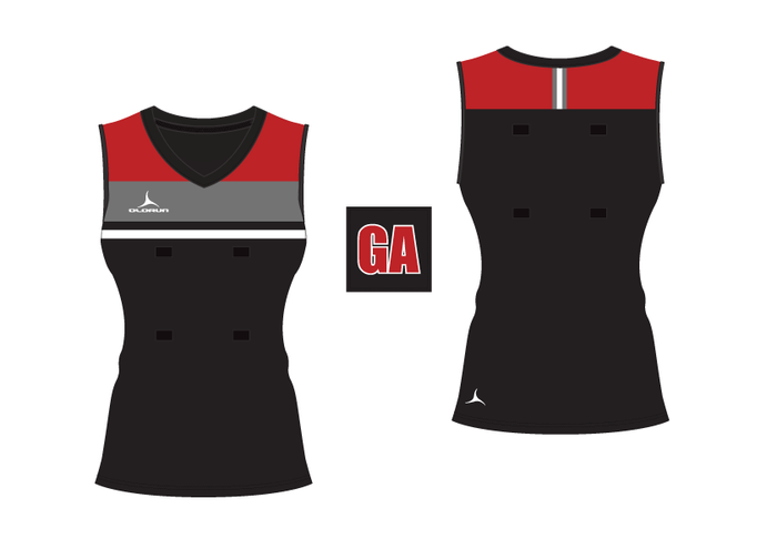 Olorun Euphoria V Neck Netball Vest