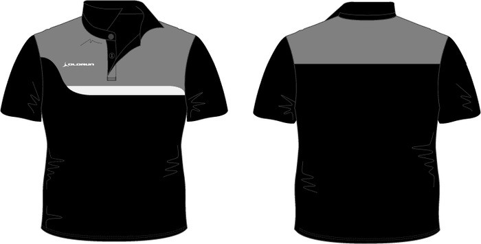 Olorun Tempo Men's Short Sleeve Rugby Shirt Traditional Collar