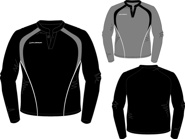 Olorun Pulse Men's Reversible Long Sleeve Rugby Shirt