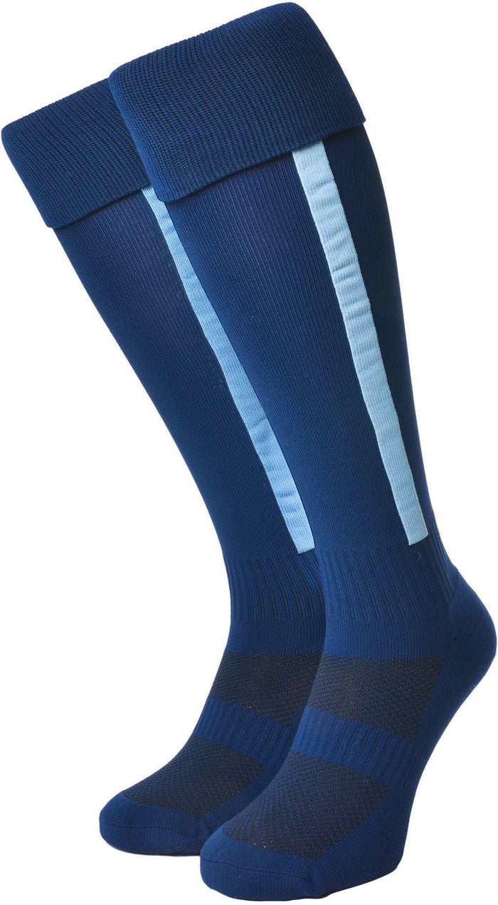 Olorun Euro Striped Socks Navy/Sky (Fast Delivery)