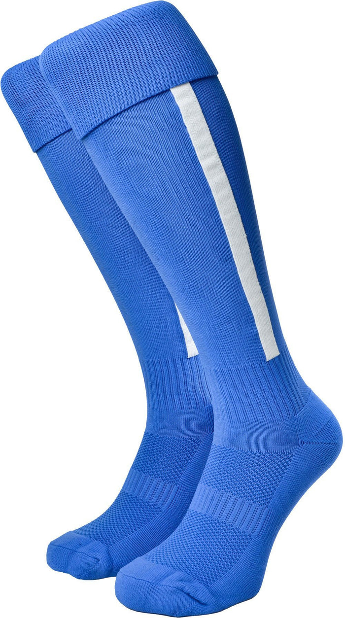 Olorun Euro Striped Socks Royal/White (Fast Delivery)