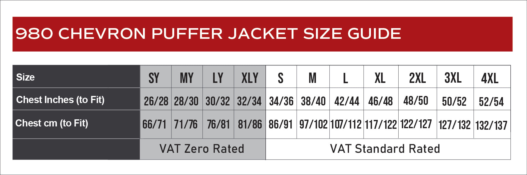 Chevron Puffer Coat - Youth