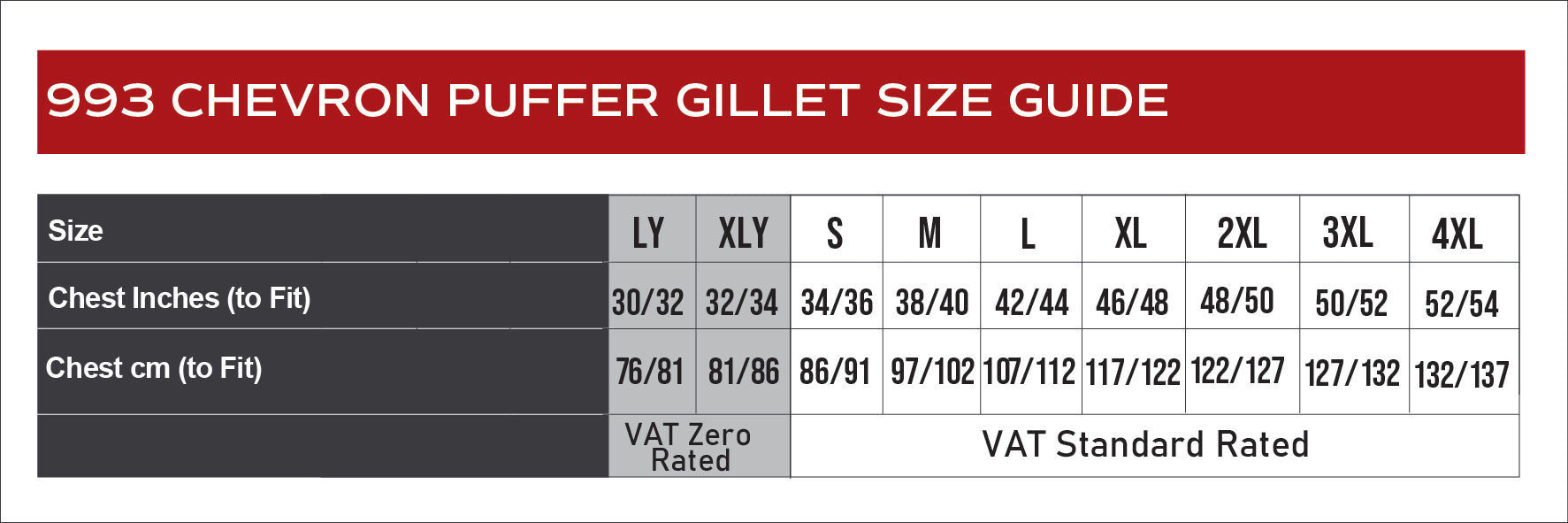 Chevron Puffer Gilet - Youth