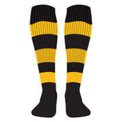 Ceredigion Schools Hooped Socks Black/Amber