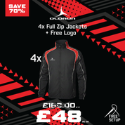 4 X Full Zip Jackets