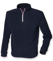Zip Neck Piped Micro Fleece