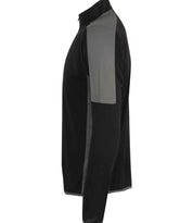 Contrast Zip Neck Midlayer Top