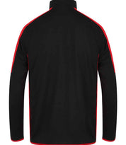 Contrast Zip Neck Midlayer Top