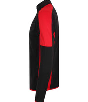 Contrast Zip Neck Midlayer Top