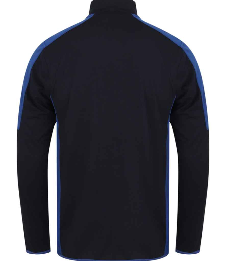 Contrast Zip Neck Midlayer Top