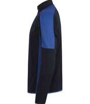 Contrast Zip Neck Midlayer Top