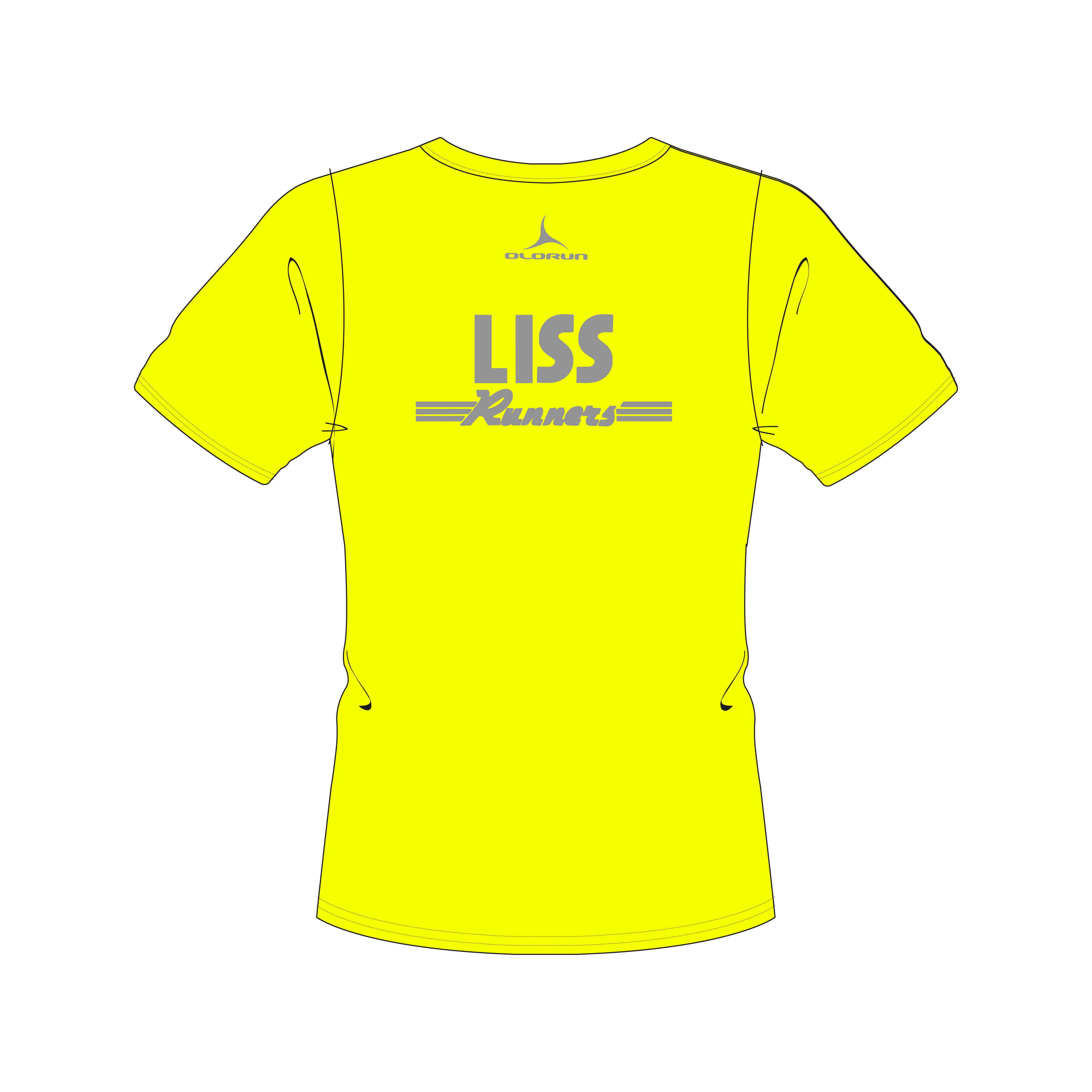 Liss Runners Cool T Shirt Women Reflective