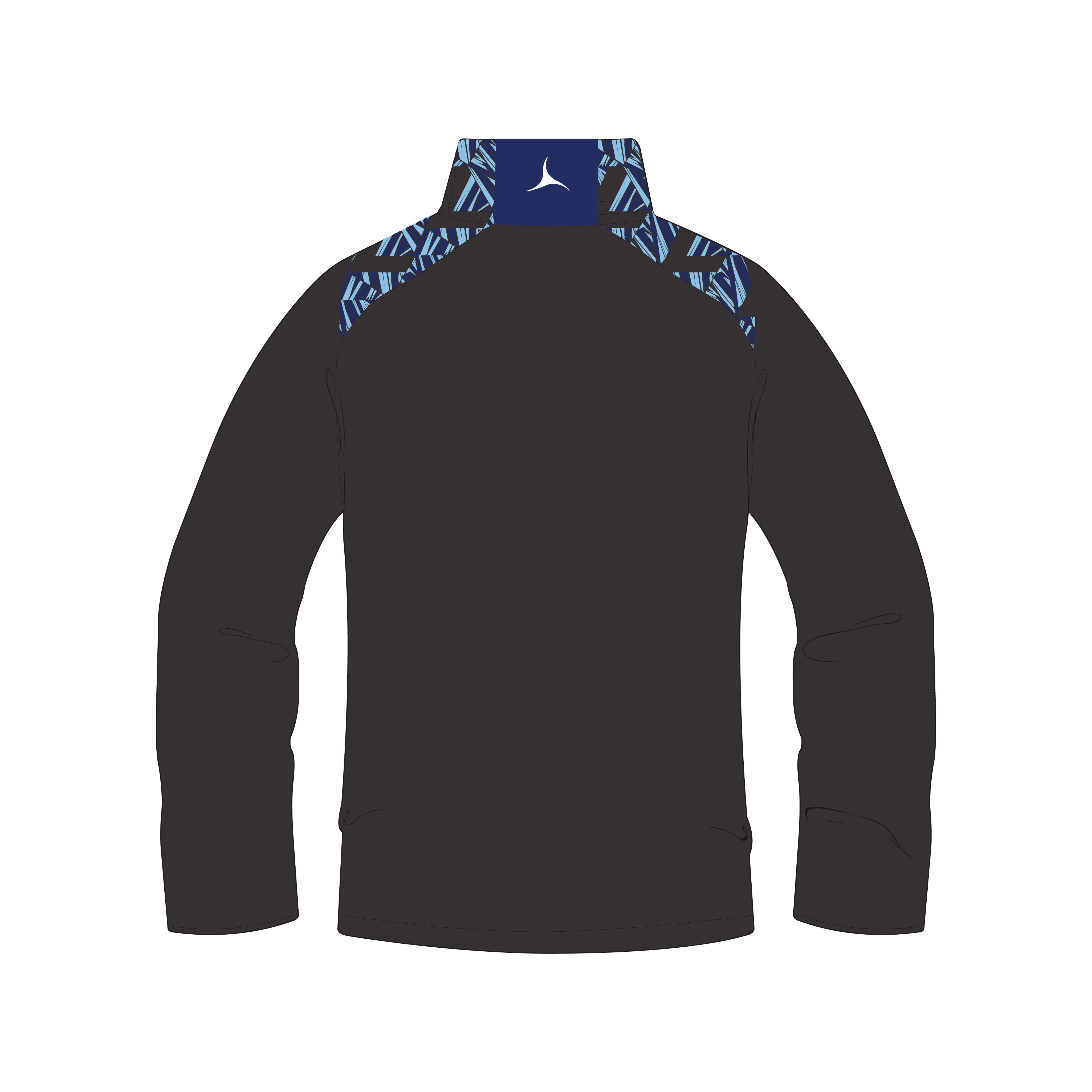 Llandovery FC 1/2 Zip Midlayer Sublimated Adult