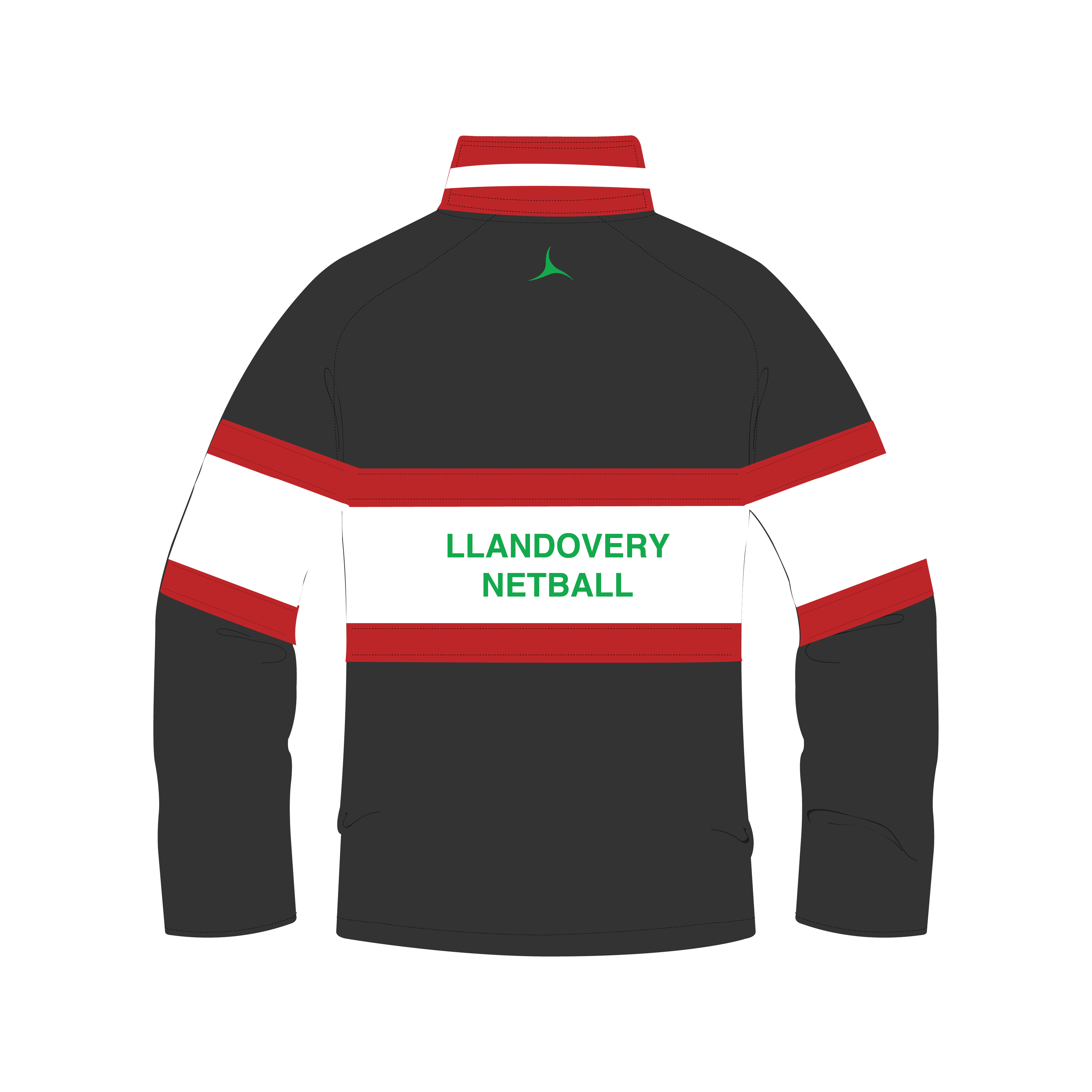 PRE ORDER Llandovery Netball Retro 1/4 Zip Fleece Adult