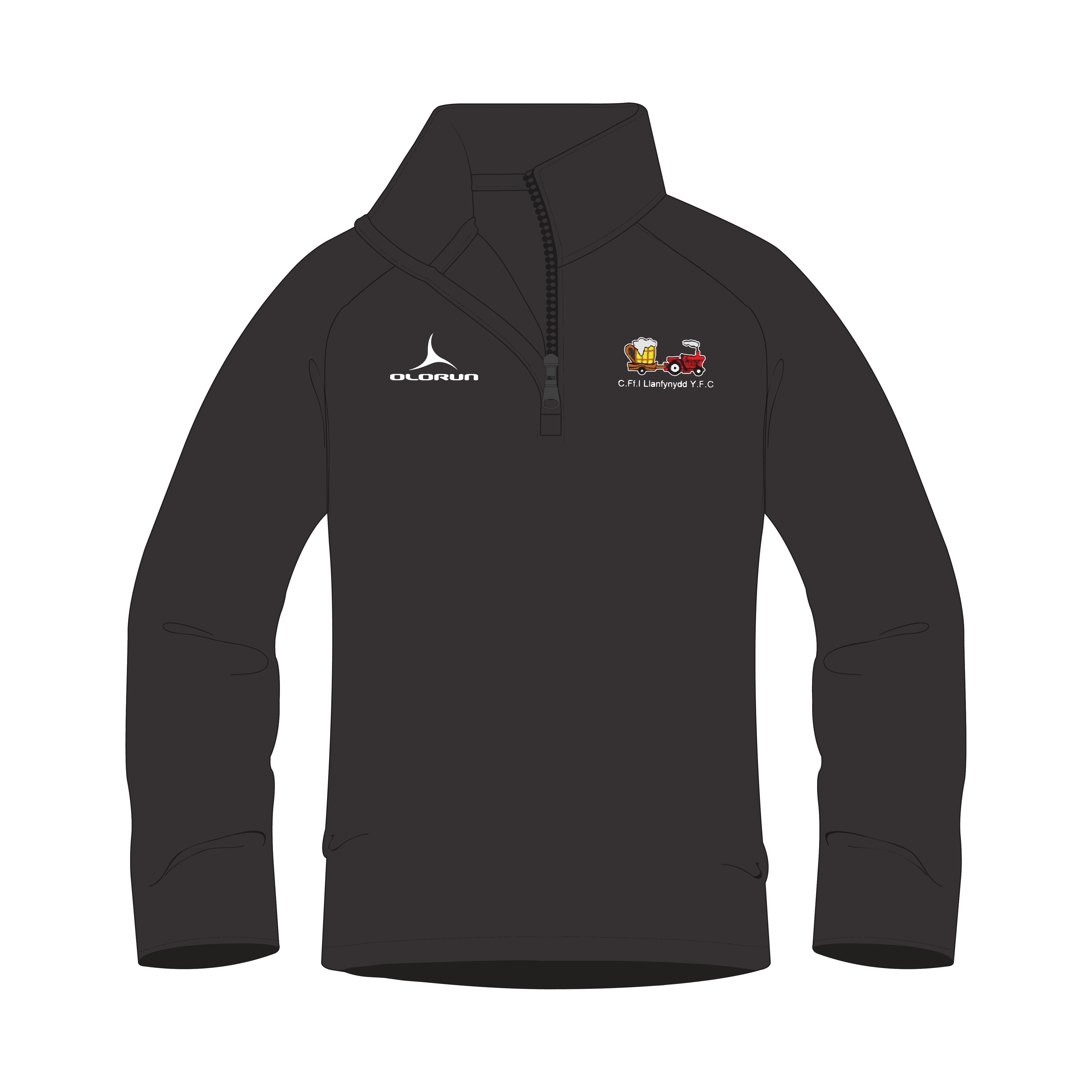Llanfynydd TOW Adult's Recycled microfleece 1/4 Zip Midlayer