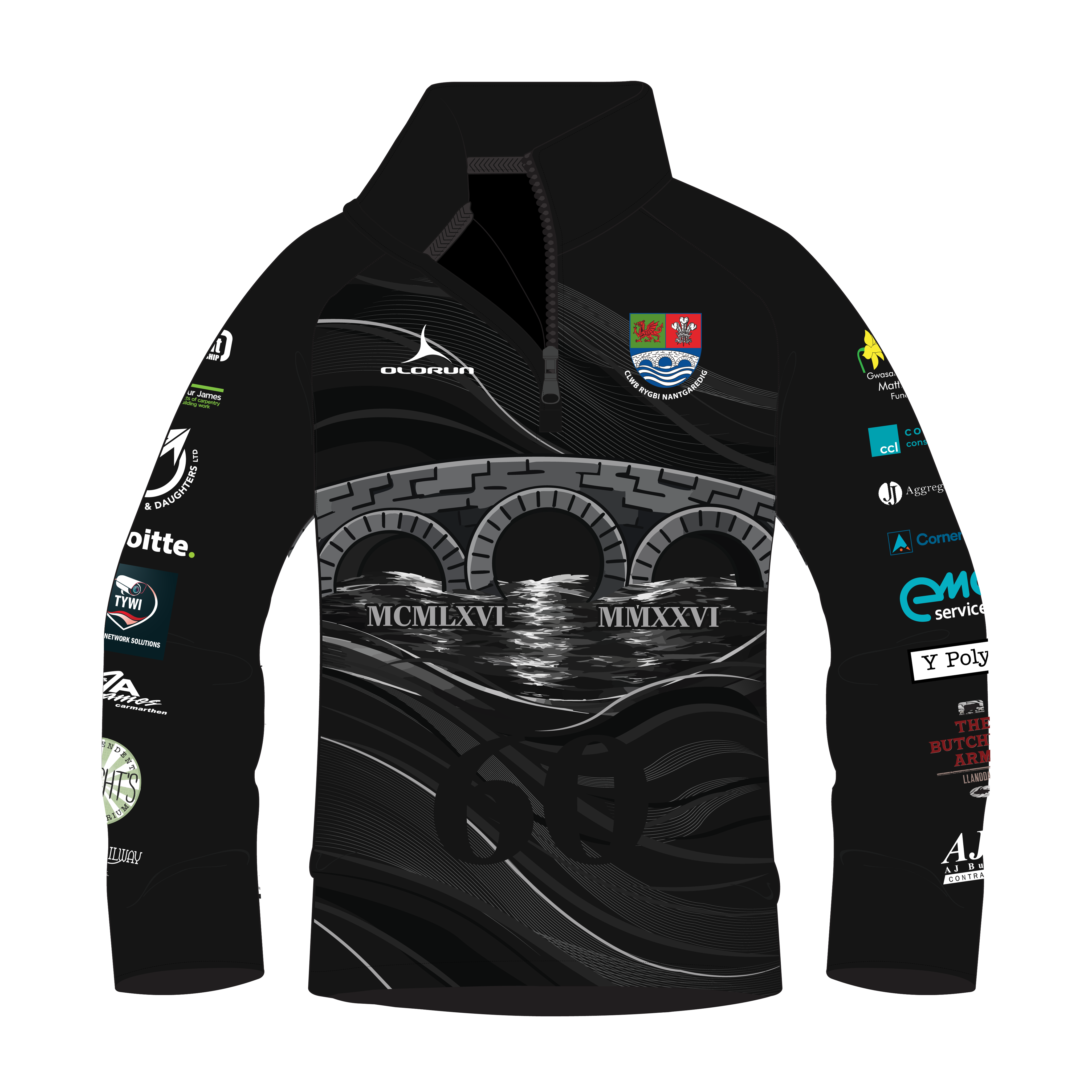 Nantgaredig RFC 60TH Midlayer Kids LEAD TIME 4-5 WEEKS