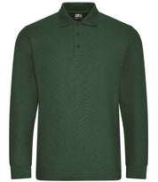 Long Sleeve Pique Polo Shirt