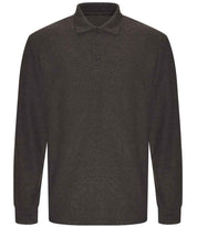Long Sleeve Pique Polo Shirt