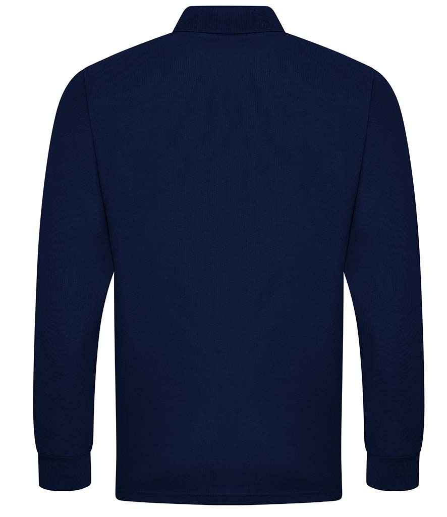 Long Sleeve Pique Polo Shirt