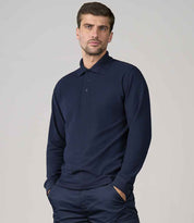 Long Sleeve Pique Polo Shirt