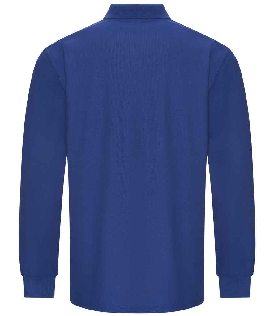 Long Sleeve Pique Polo Shirt