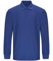 Long Sleeve Pique Polo Shirt