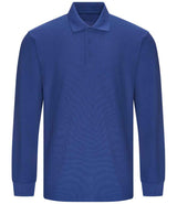 Long Sleeve Pique Polo Shirt
