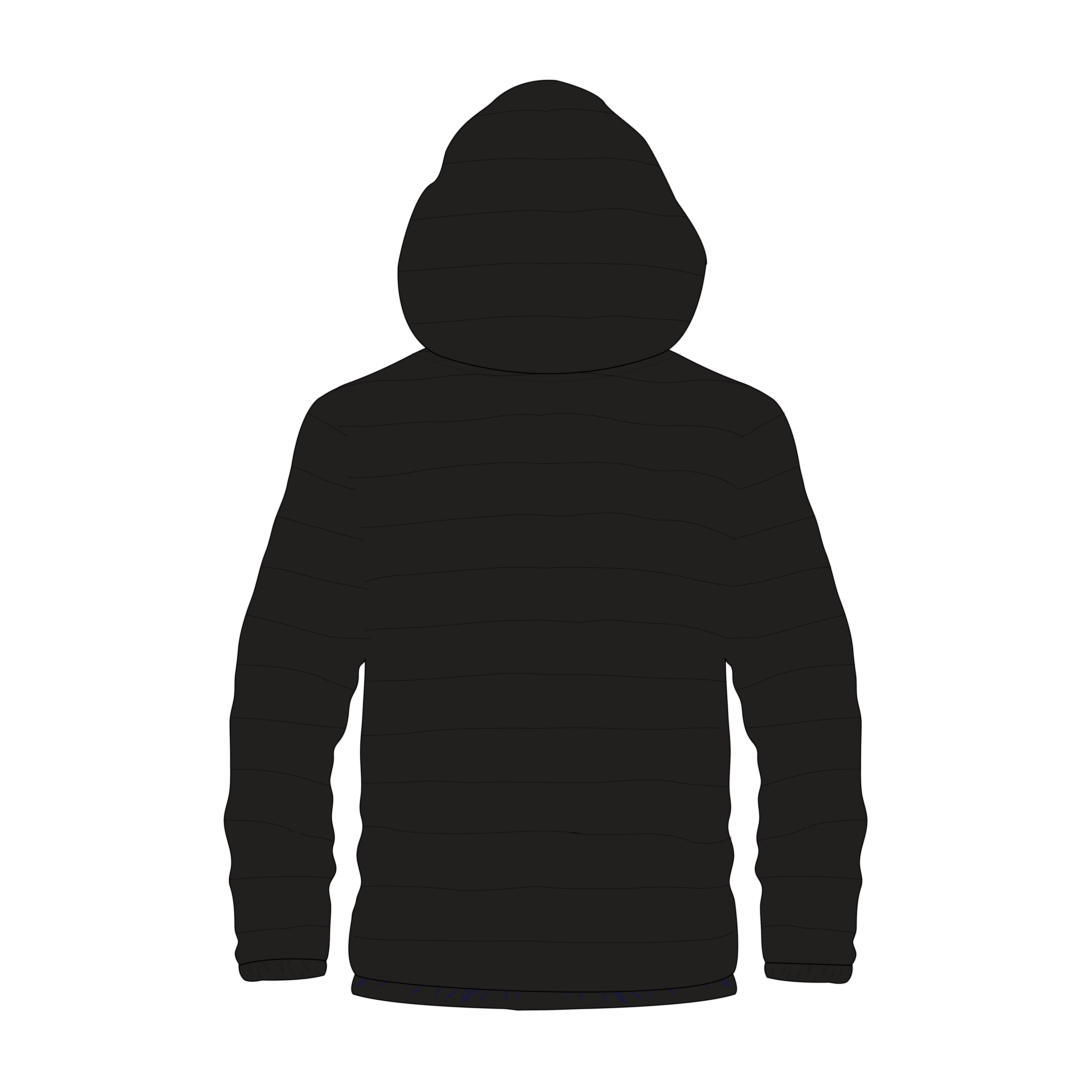 Seven Sisters Onllwyn AFC Adult's Padded Jacket
