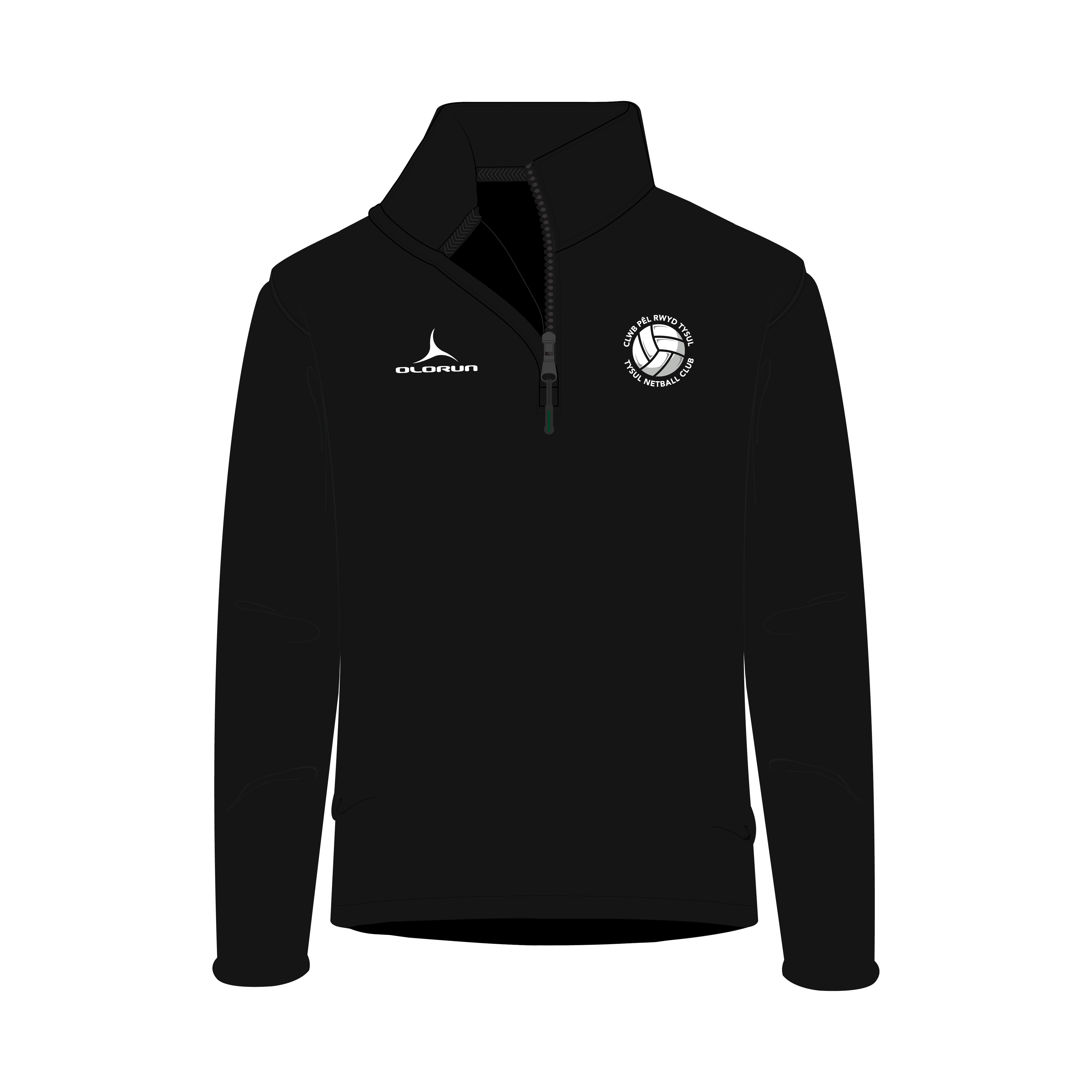 Tysul Netball  Zip Neck Micro Fleece Kids