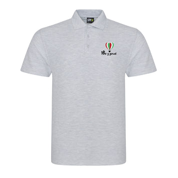 Ar y Gorwel Adults Grey Polo