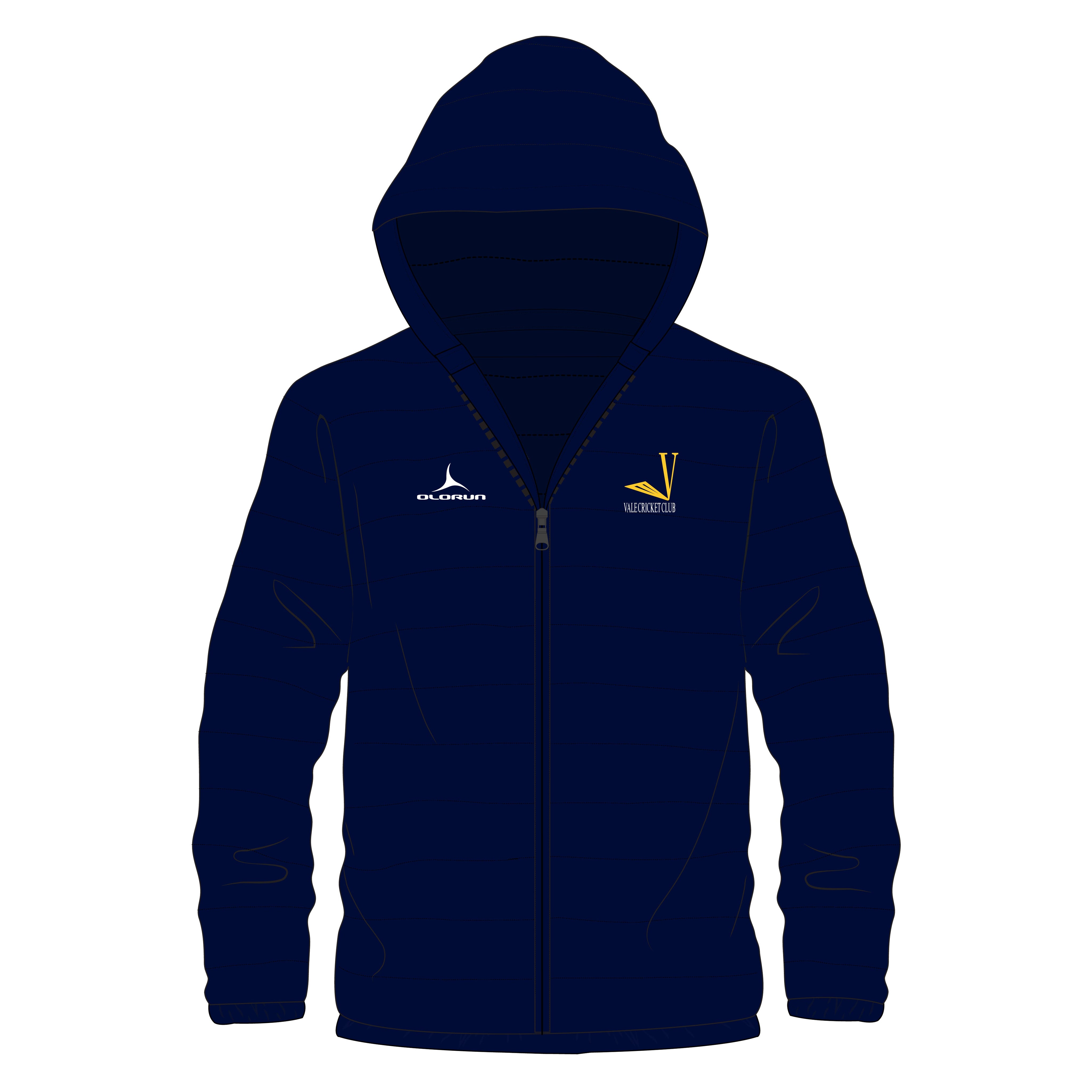 Vale Cricket Adult's Result Padded Jacket