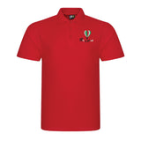 Ar y Gorwel Adults Red Polo