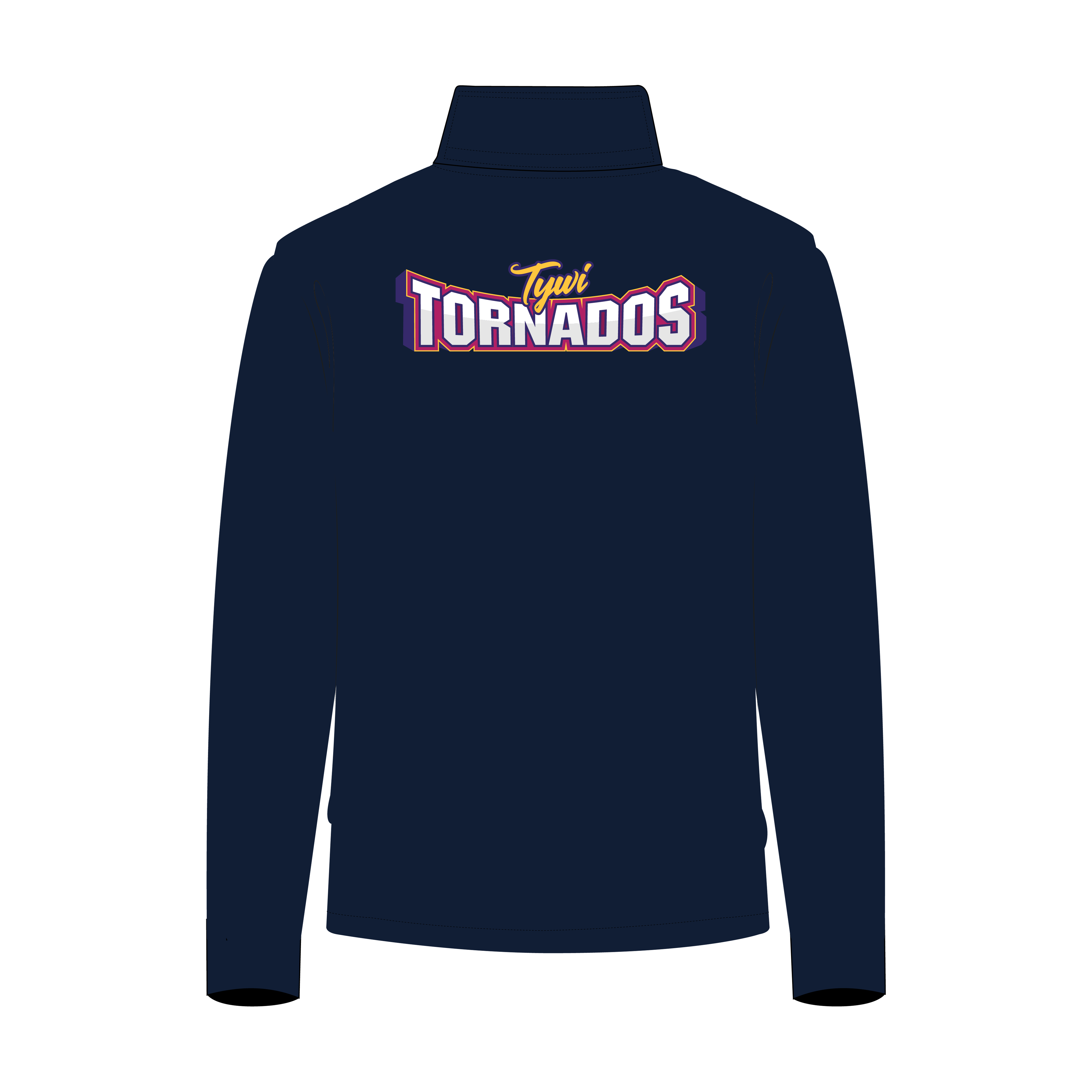 Tywi Tornados 1/4 Zip Tracksuit Top Adults