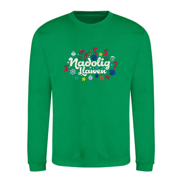 Nadolig Llawen Jumper - Green