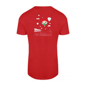 Ar y Gorwel Adults Red T-Shirt