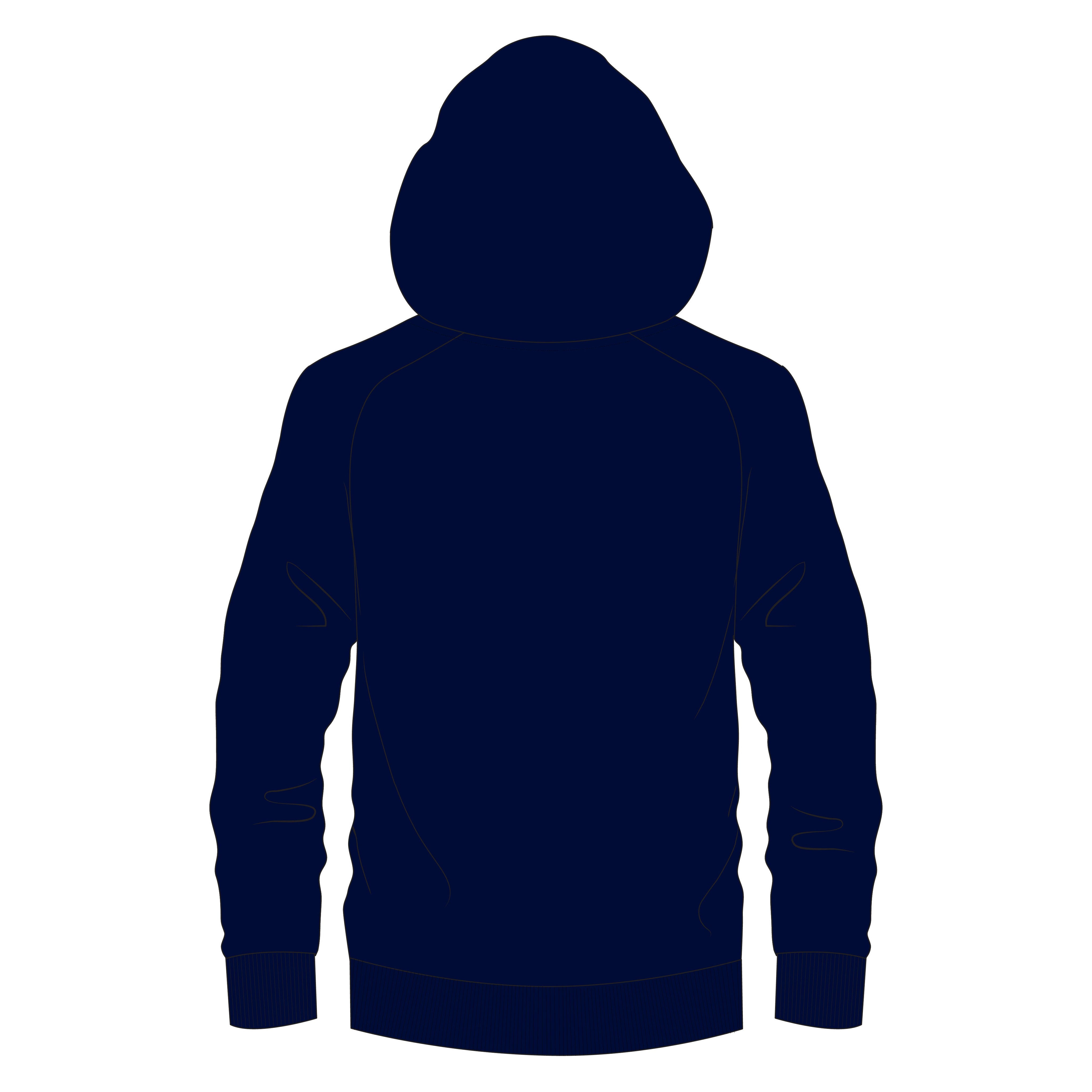 Vale Cricket Club Cotton Rich Adults Hoodie - Navy