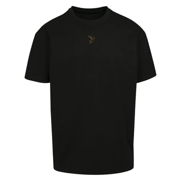 Shark7s Adults Black Oversized T-Shirt