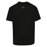 Shark7s Adults Black Oversized T-Shirt