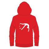 Kids Classic Hooded Sweat Jacket - Red