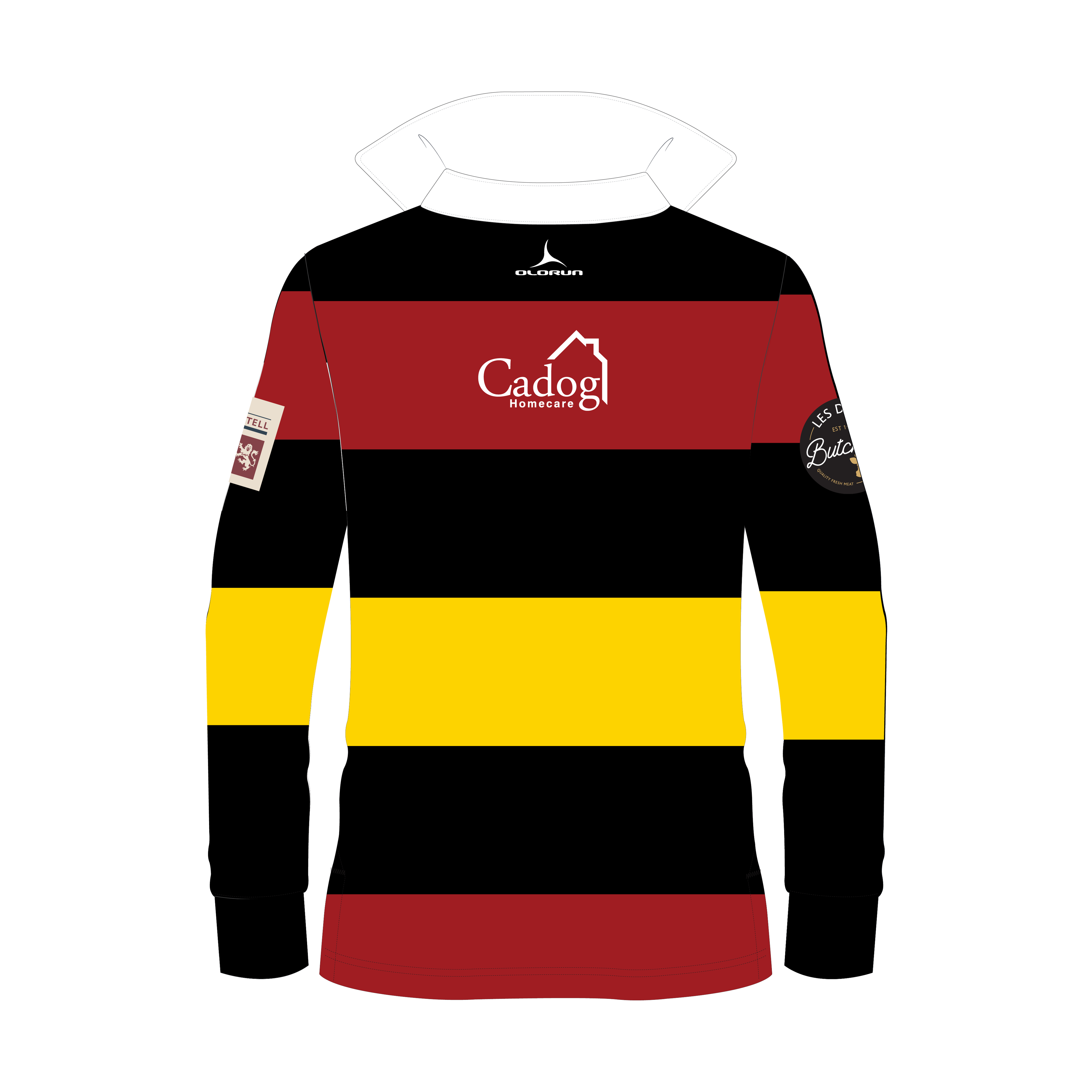 Llangadog RFC Retro Rugby Shirt Adult