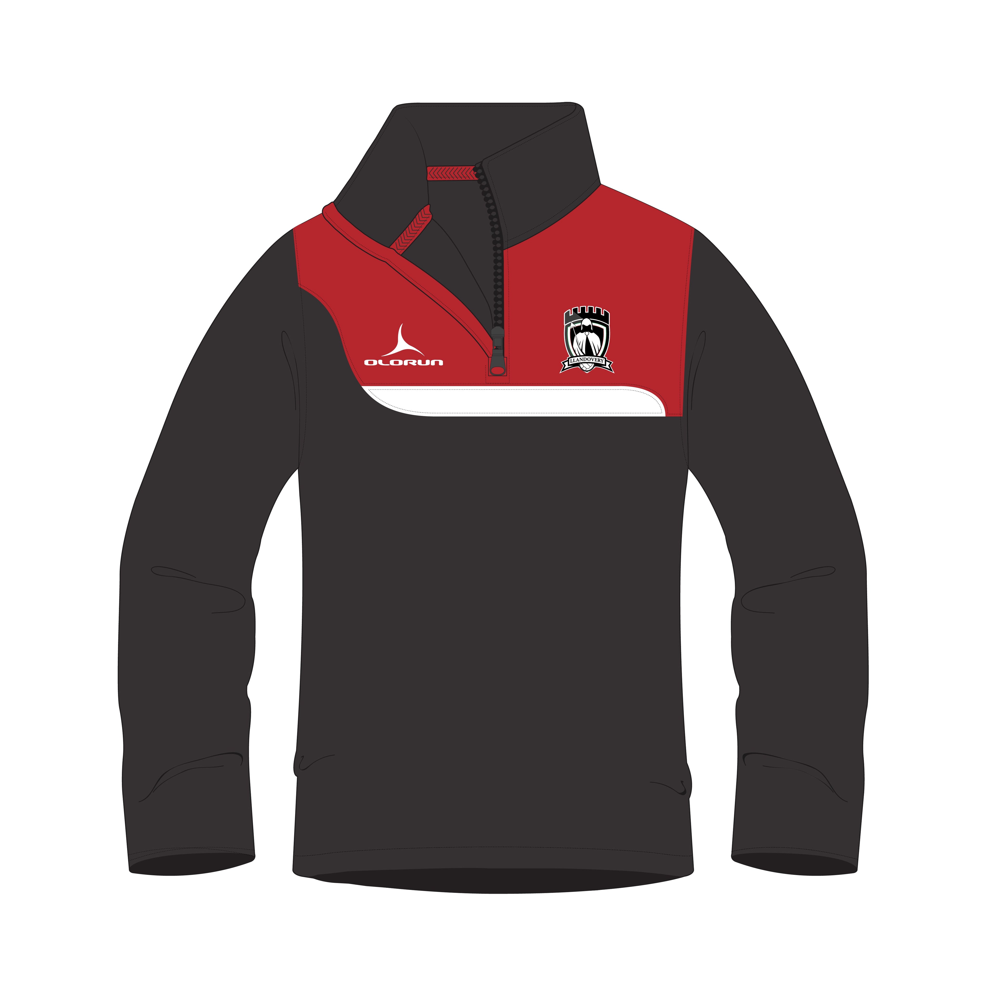 Llandovery Netball Club Adult's Tempo 1/4 Zip Midlayer