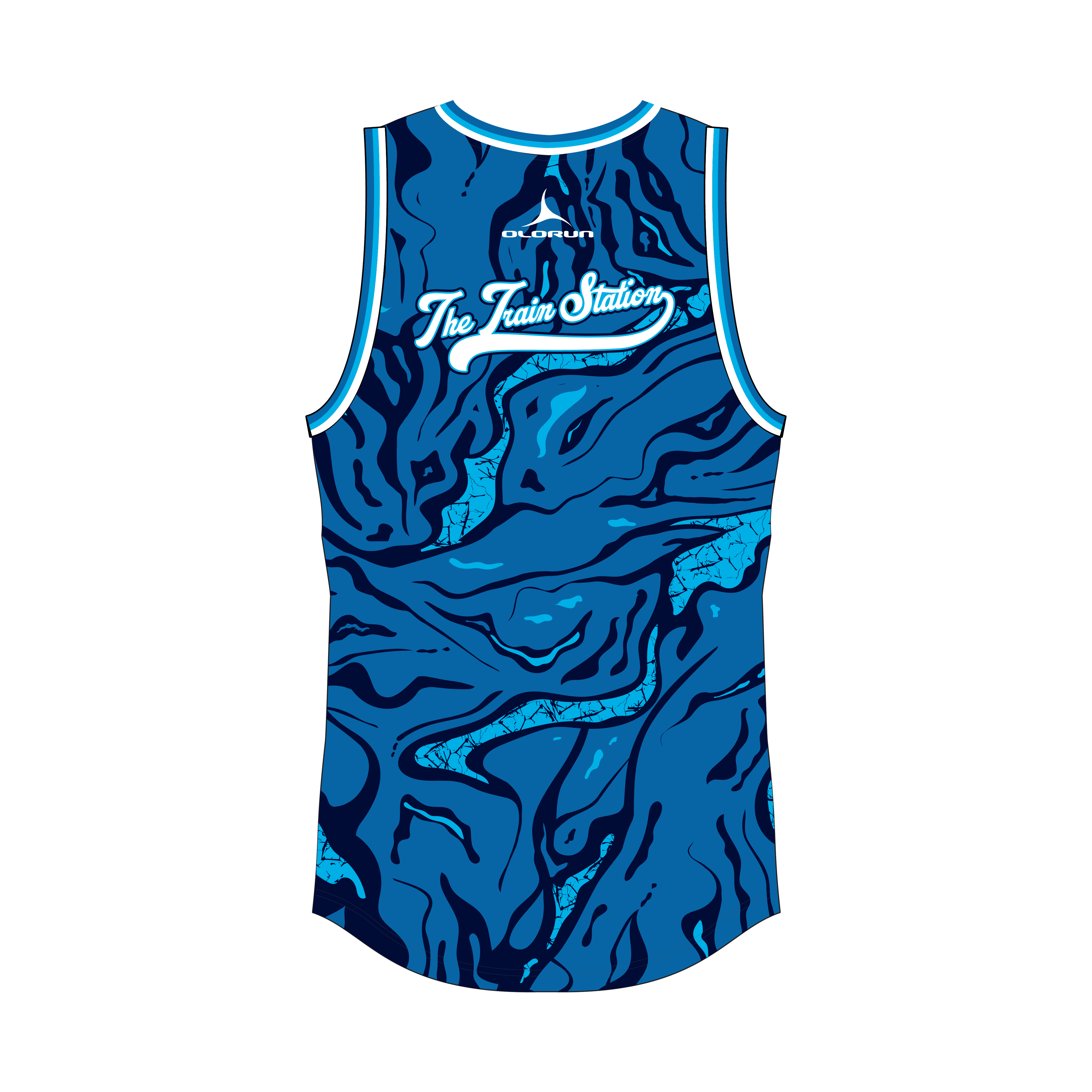 Pre-order The Train Station Blue Vest