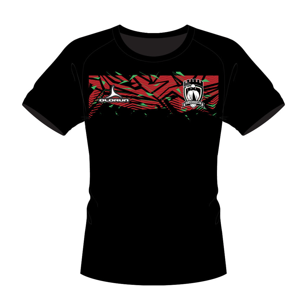 Llandovery Netball Sports T-Shirt - Black