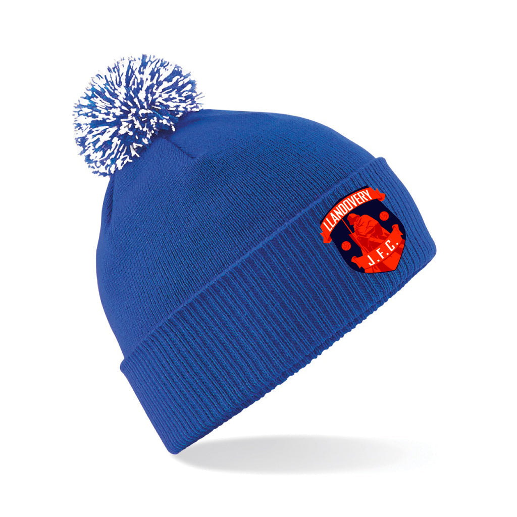Llandovery JFC Kids Bobble Hat - Royal